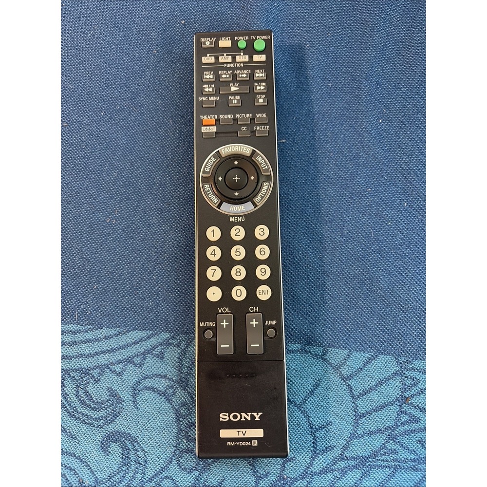 Sony OEM RM-YD024 Replace Remote Control Fit for SONY TV KDL46XBR8 KDL70XBR7